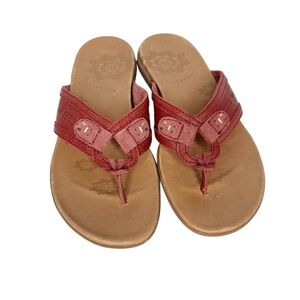 Merrell Parva Port Red Leather Sandy SZ 8